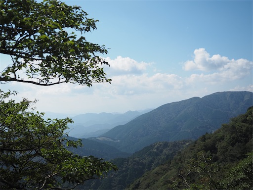 富士見台から見た風景。また富士山は見えなくなっていました。