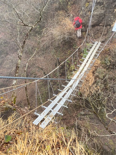 唯一私の得意な？アルミのつり橋