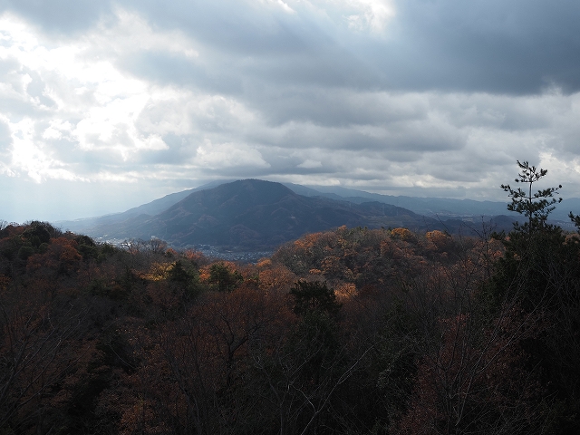目の前は二上山かな。