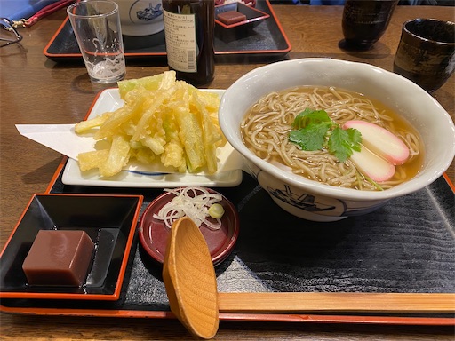 ねぎ天そば