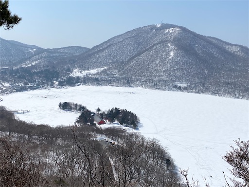 大沼が見下ろせます。