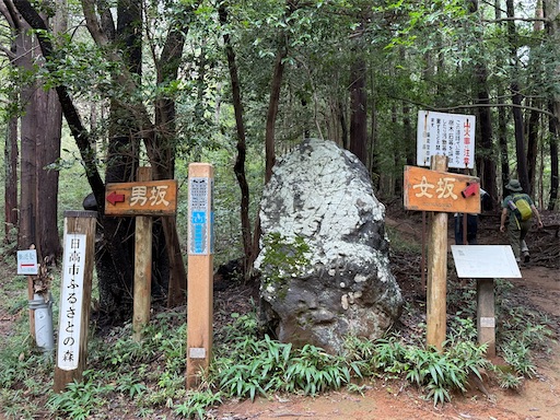 今回も左の男坂を行きました。