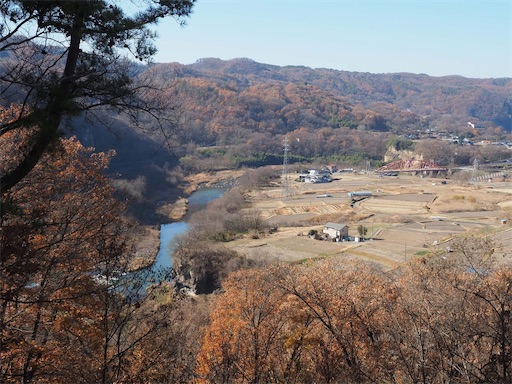 美術館から見た千曲川