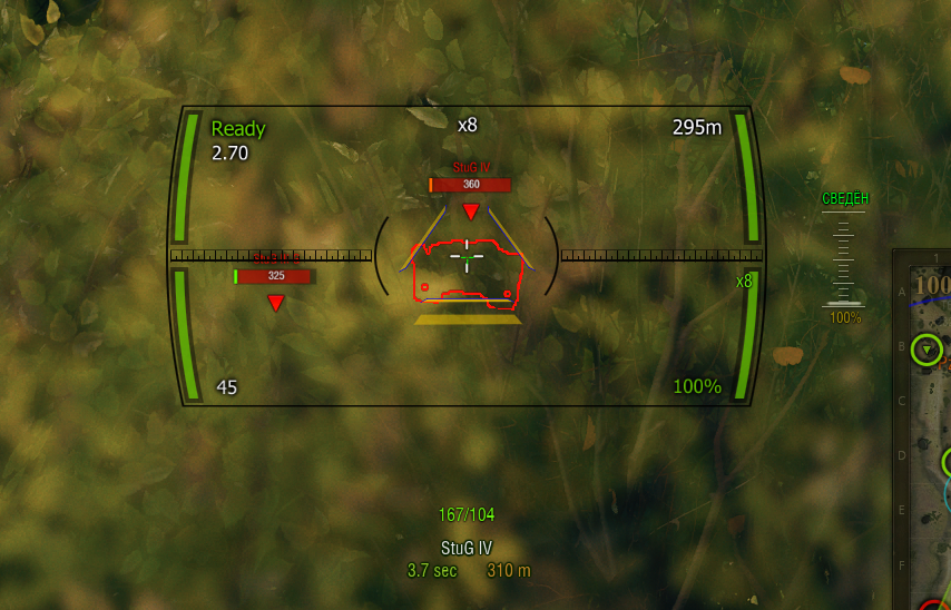 【WOT】装甲貫通インジケーターの設定を変えて、見やすくしよう^q^【Armour Penetration Indicator ...