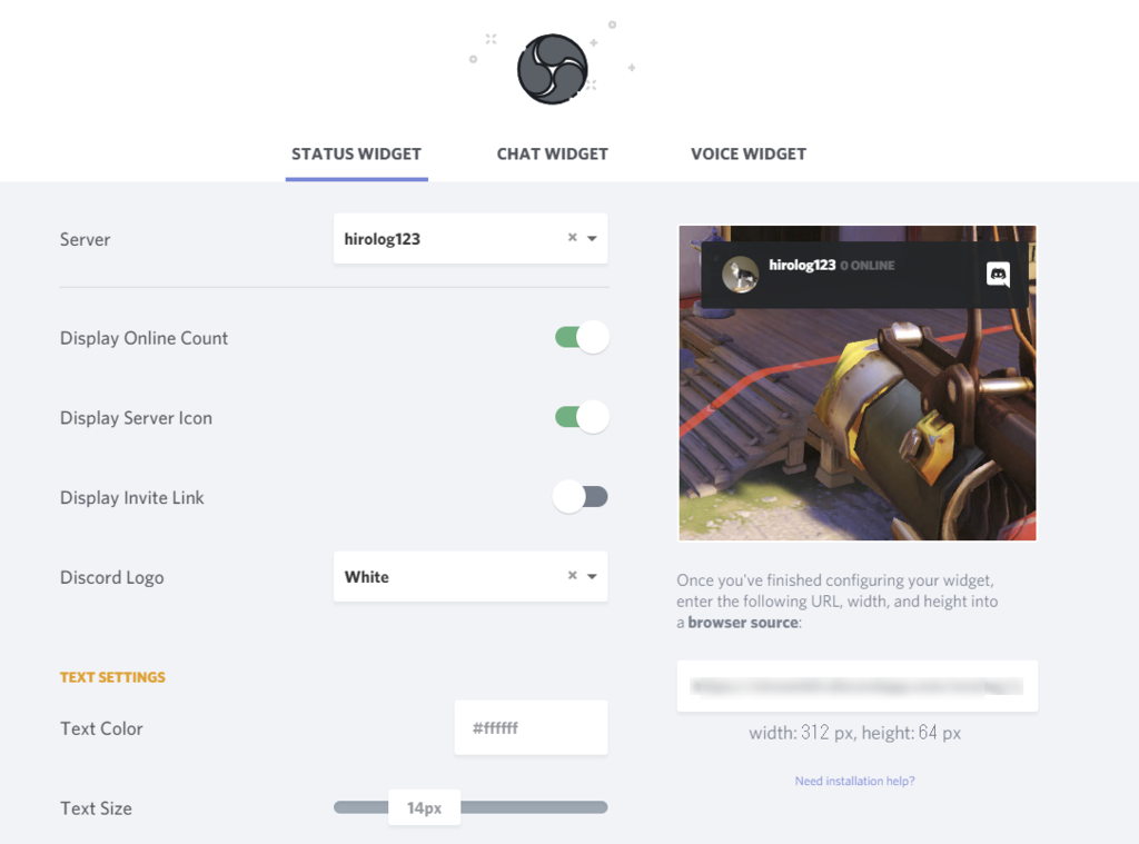 Discord Streamkit Overlay Streamlabs Obsの配信画面にdiscord のボイスチャットメンバーを表示 オーバーレイ Discord Hirolog123のwot備忘録