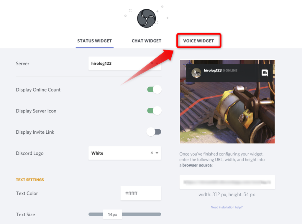 Discord Streamkit Overlay Streamlabs Obsの配信画面にdiscordのボイスチャットメンバーを表示 オーバーレイ Discord Hirolog123のwot備忘録