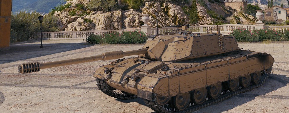 WOT】 Tier 8 イタリア 課金重戦車 BISONTE C45 車輌性能と弱点