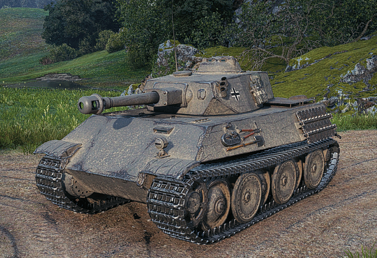 WOT】 Tier 6 ドイツ 報酬軽戦車 VK 28.01 mit 10.5cm L/28 車輌性能と