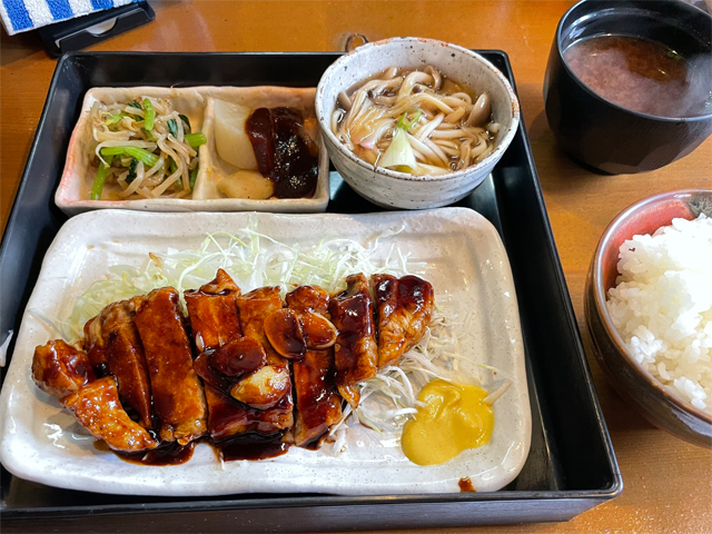 鉄板焼くるまやのランチ