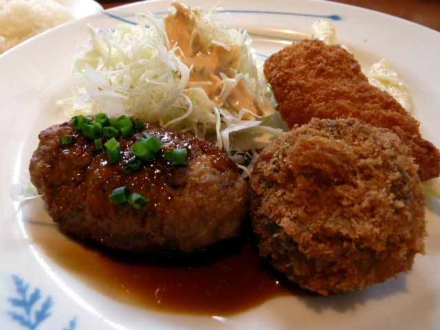 鶏つくねと茄子のはさみ揚げ