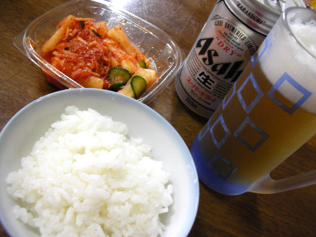 真夏の夜の一汁一菜