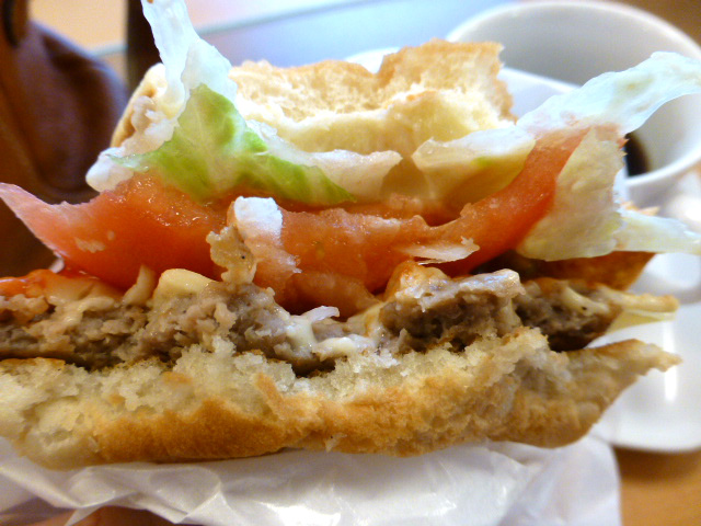 モーニング野菜チーズバーガー
