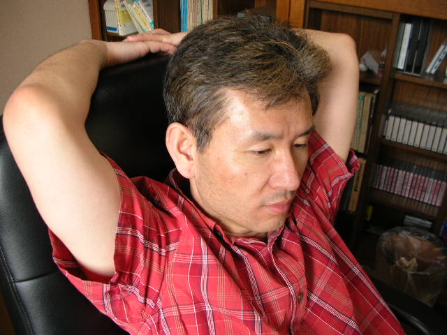 休憩中