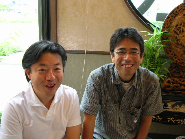 志賀功宗さんと野口博史さん