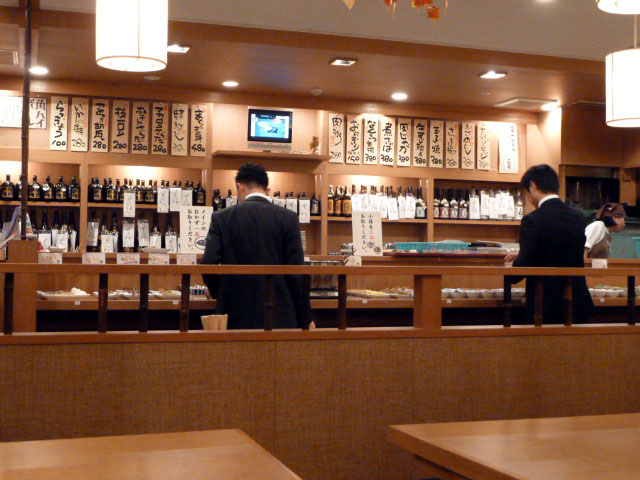 店内の風景