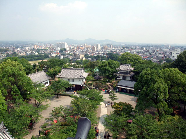 犬山城の北の景色