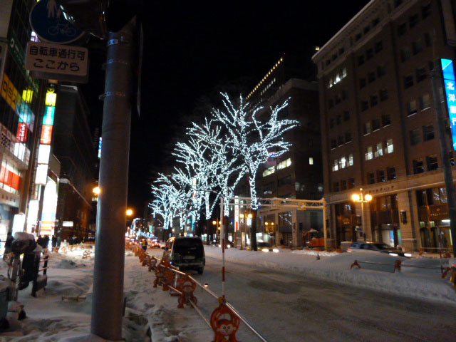 夜の札幌
