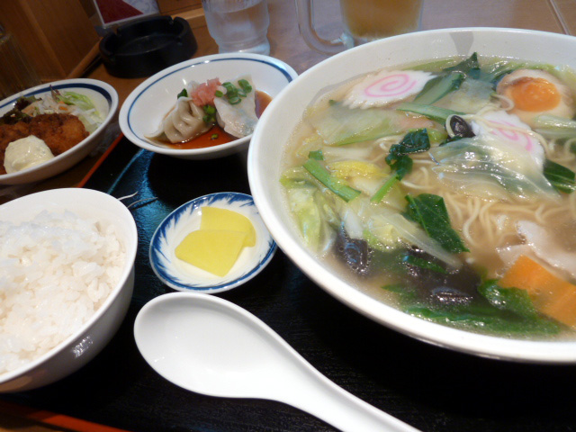 五目ラーメン定食