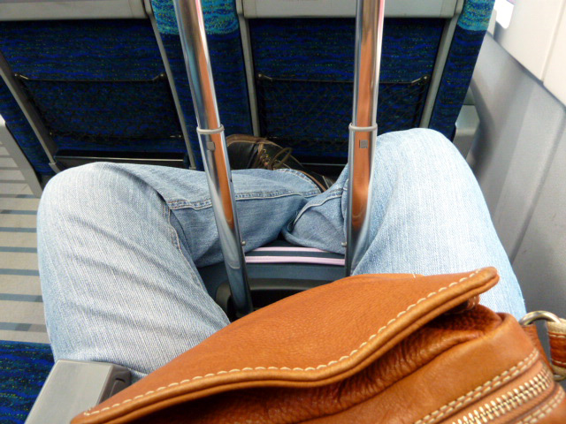 名鉄電車内