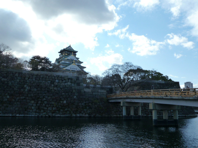 大阪城と極楽橋