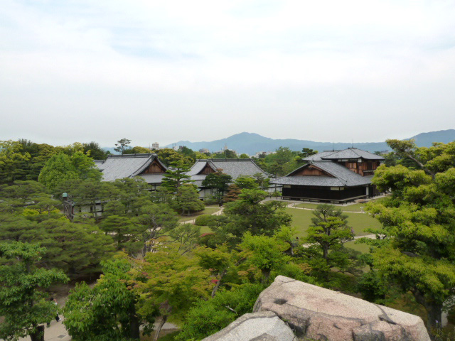 天守跡からの眺め