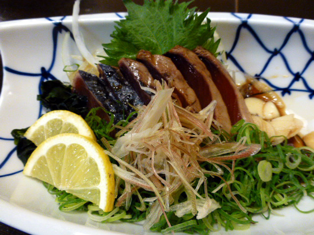 鰹のタタキ