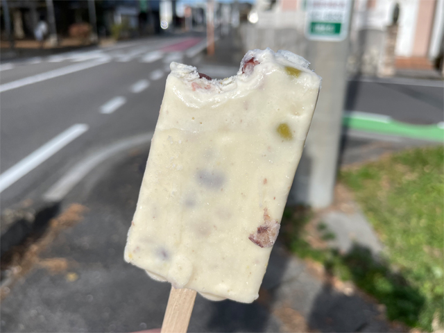 甘納豆チーズアイスバー