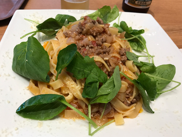 オシャレなパスタ