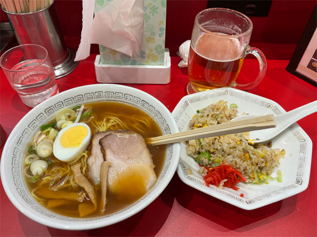 ラーメンとチャーハンのセット