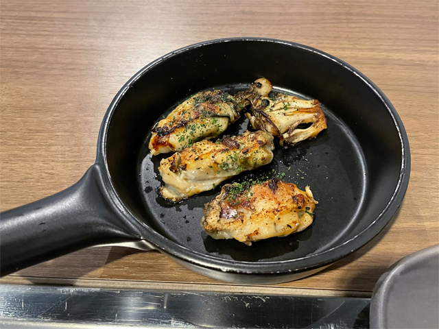 牡蠣のバター焼き