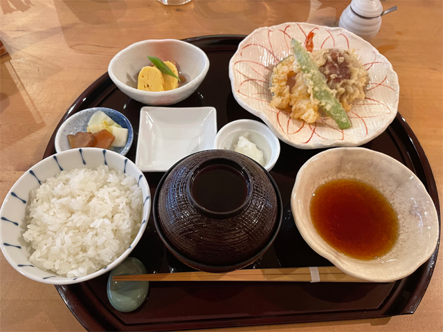 海老天ぷら定食