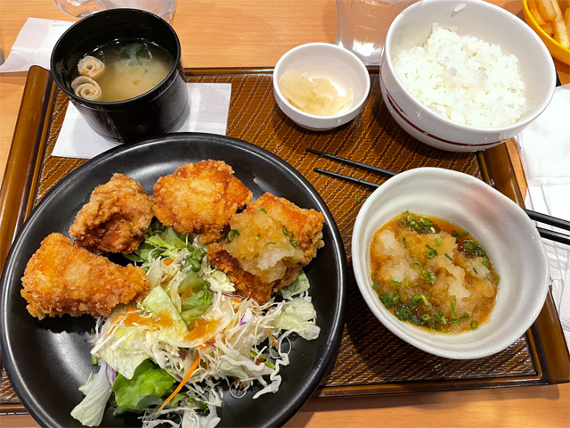 おろしから揚げ定食