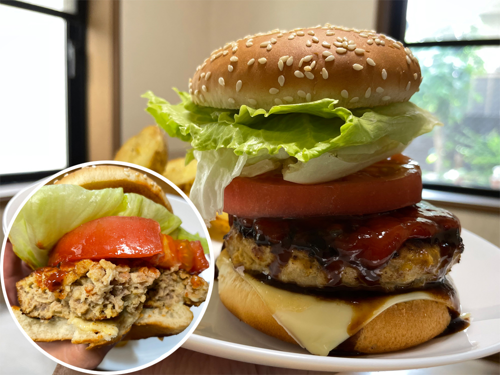手作りハンバーガー