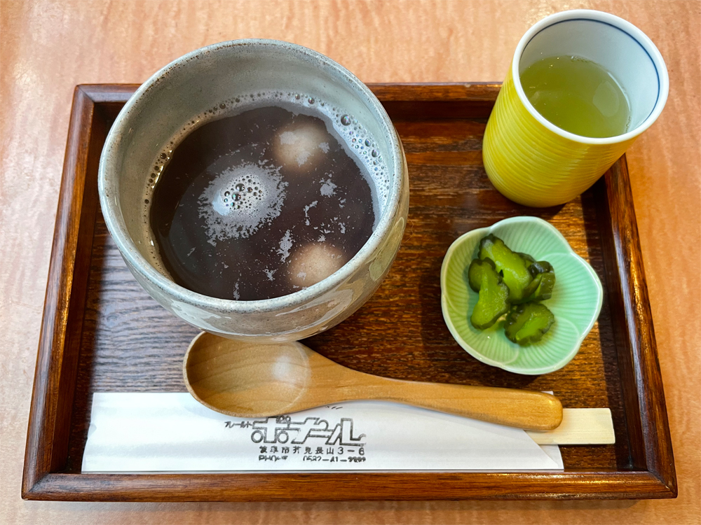 白玉ぜんざい