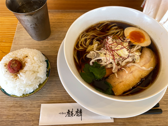 濃厚中華そばとダイブめし