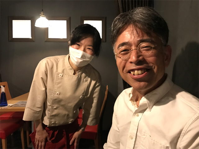 野口博史さんと竹内綾美さん