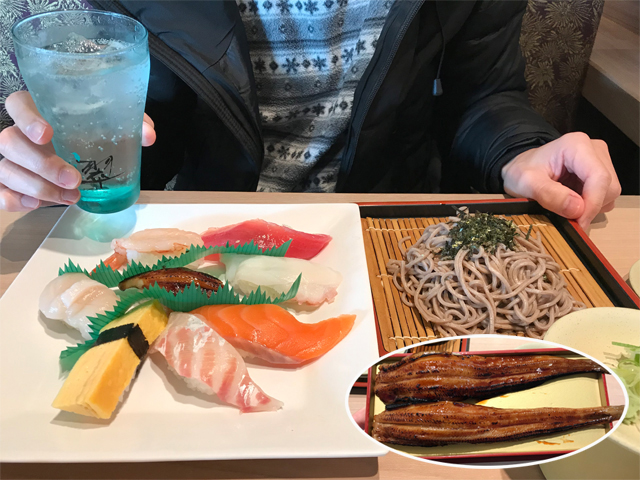 里ランチと穴子とジャパニーズジン翠