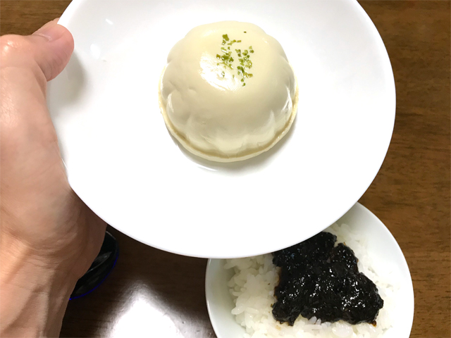 からし豆腐と岩のり