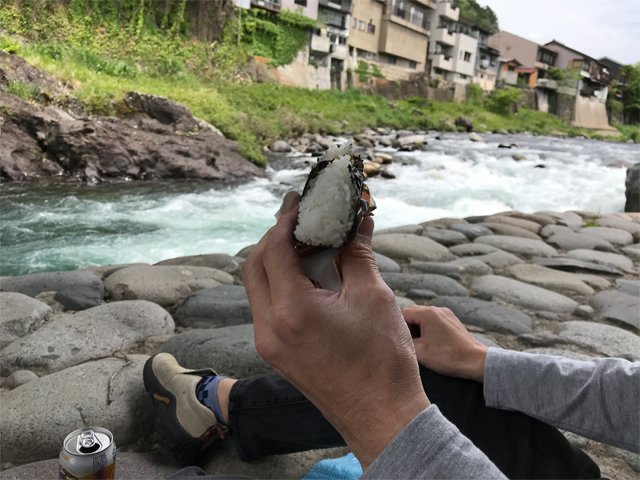 吉田川とさばのおにぎり