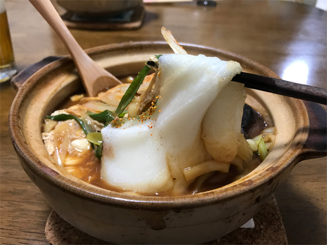 味噌煮込みうどん