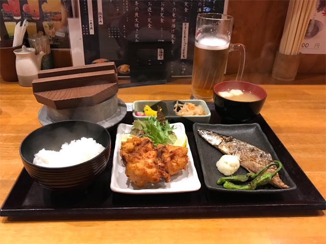 しずくの満足定食（before）