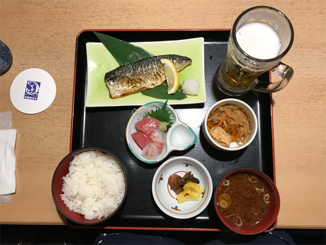 日替り焼き魚定食（before）