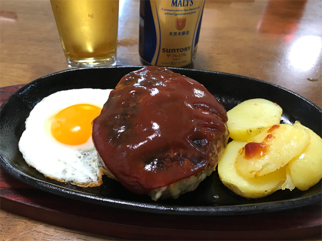 鉄板ハンバーグ