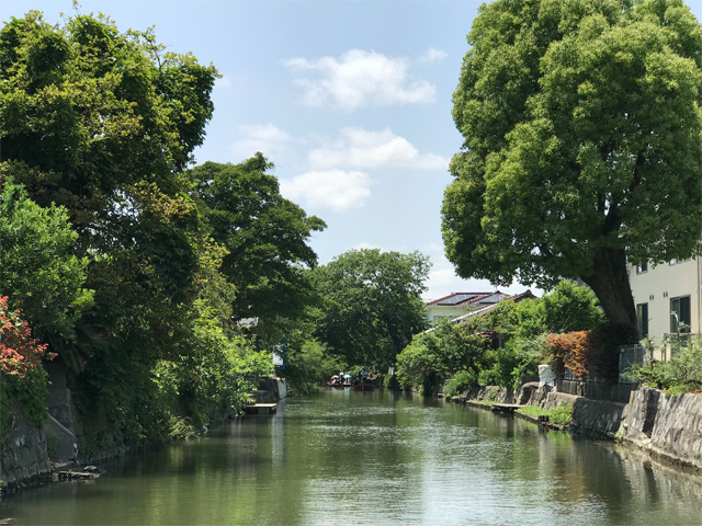 柳川の川下り