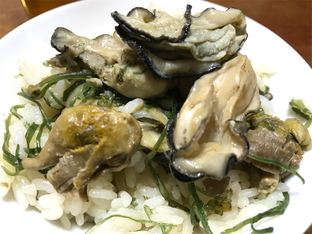 カキご飯