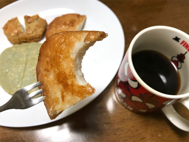 練り物と熱い珈琲