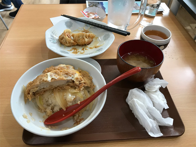 カツ丼アフター