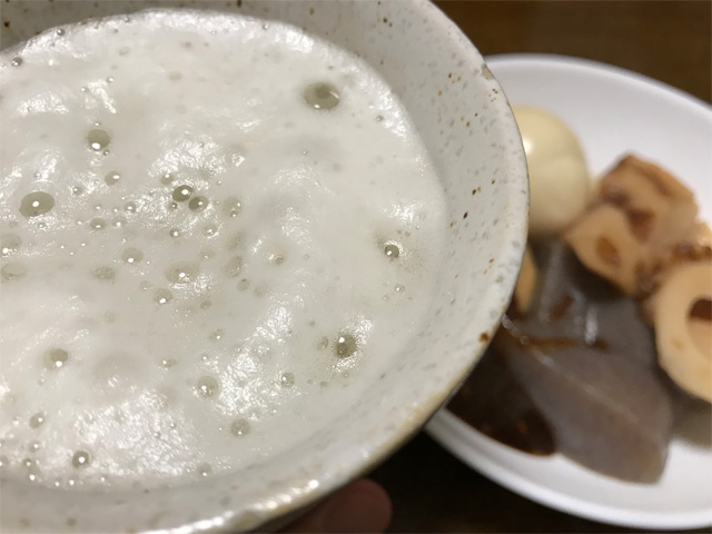 発泡酒とおでん