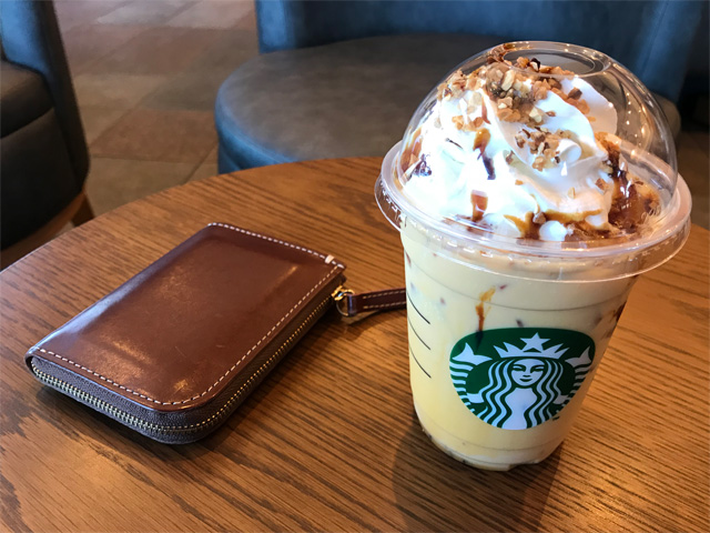 クリーミーパンプキンフラペチーノ豆乳バージョン