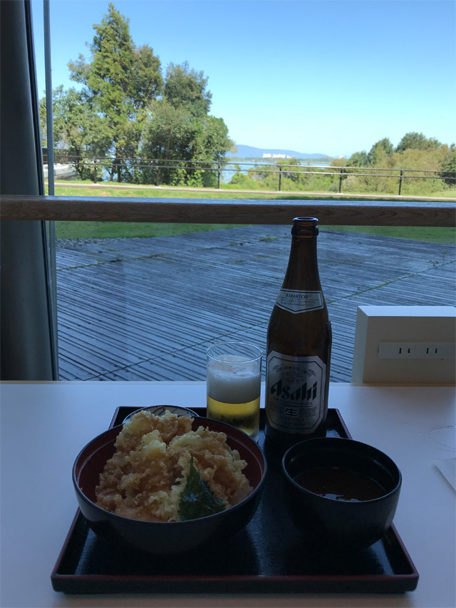 湖の幸の天丼